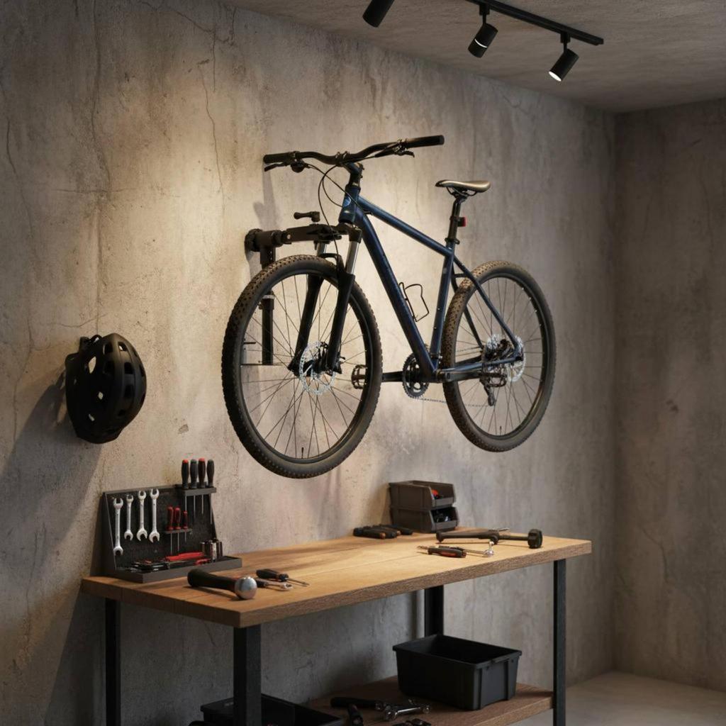 Wall Mounted Bike Repair Stand Easy Installation Mount Clamp