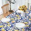 Lemon Watercolor Waterproof Rectangular Polyester Tablecloth Home Decor Kitchen Living Room Wedding Party