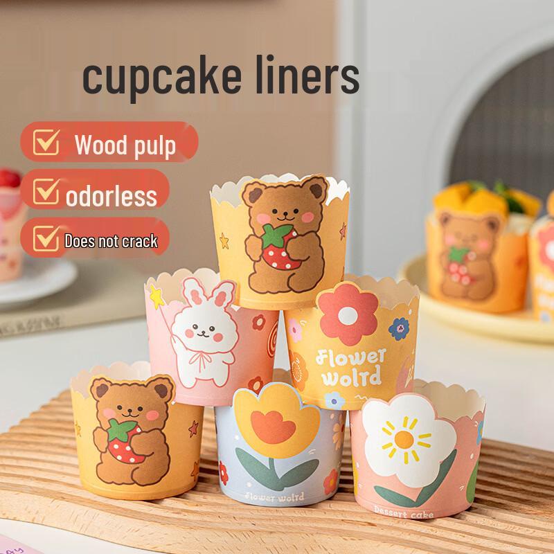 MEIDI Cartoon Baking Cupcake Liners