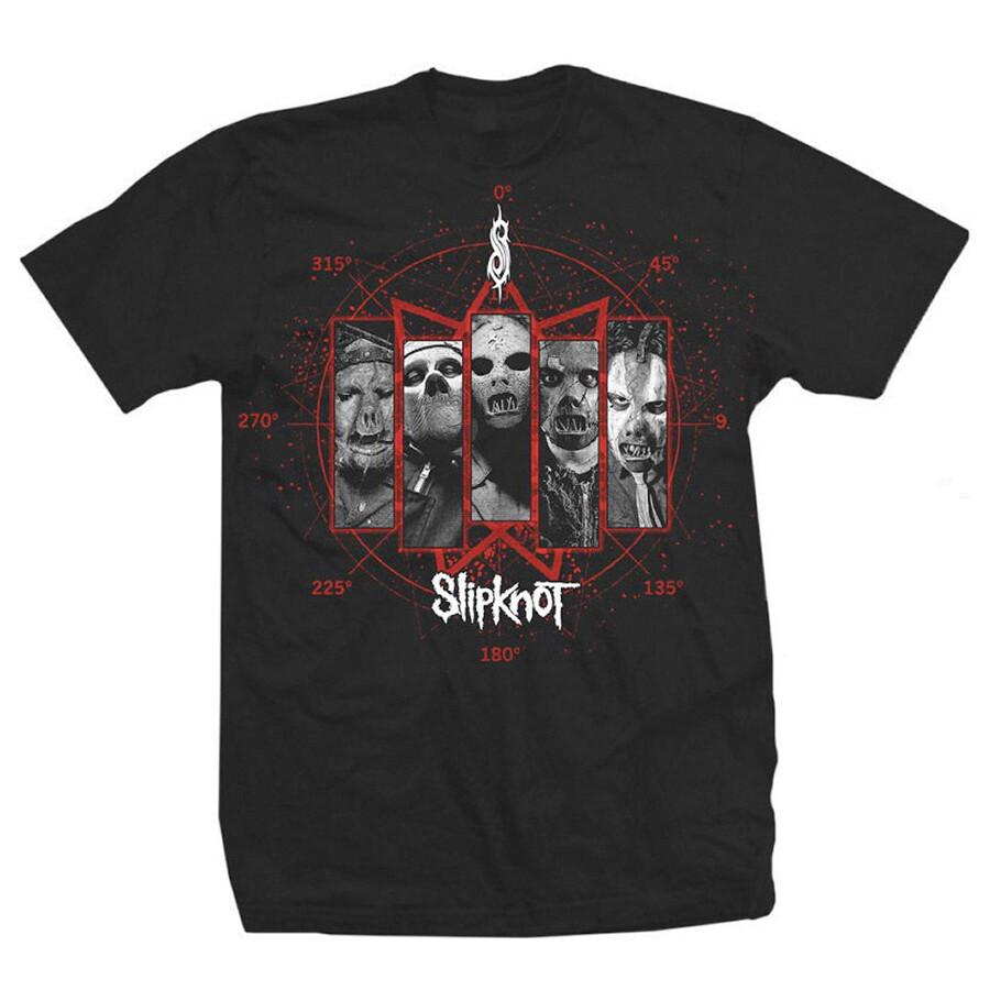 

Slipknot - Пол Грей с принтом на спине Черная футболка Унисекс футболка S