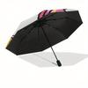 Hello Kitty,Spring Time Automatic Folding Umbrella-Simple 8-Rib Design, Bright Cartoon Pattern, Durable Iron Frame, Suitable For Travel, Out