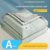 100% coton à l'intérieur et à l'extérieur, couette d'été fraîche et climatisée, coton lavé, couette d'été en pur coton, couette fine d'été