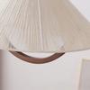 Retro Woven LED Chandelier Nordic Creative Lamp Bedroom Dinning Living Room Vintage Modern Long Strip Rope Pendant Lights