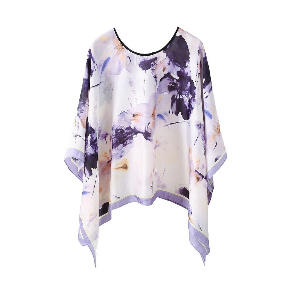 Schals Sommer Strand Sexy Damen Mode Druck Chiffon Kittel Bikini Überwurf Locker Bluse Sonnenschutz Bequem Poncho
