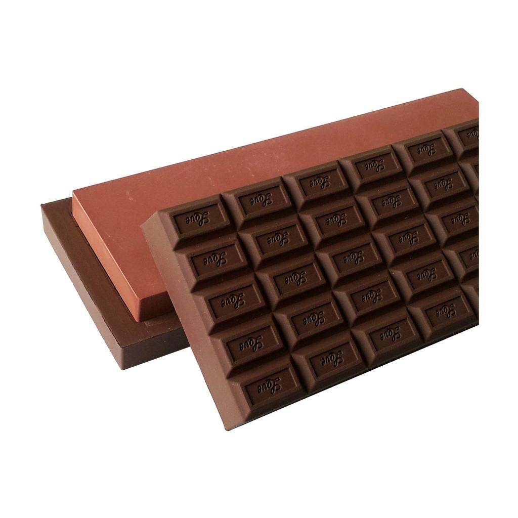 Naniwa Chocolate Sharpening Stone with Silicone Case, Chocolate Whetstone QC-0011