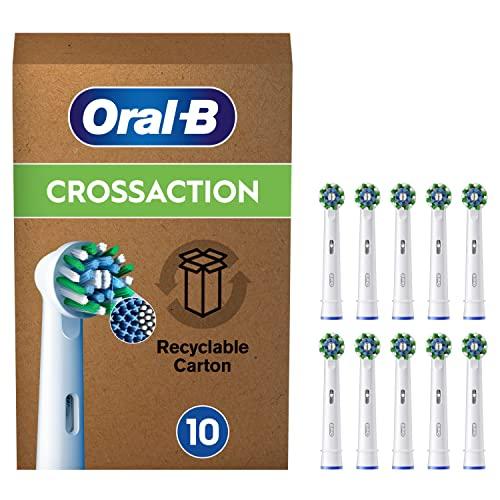 Oral-B Aufsteckbürsten PRO CrossAction, Weiß, 10 Stück | Original Zahnbürstenaufsatz für Elektrische Zahnbürste, Gründliche Plaque-Entfernung und Überlegene Zahnreinigung - Bild 9