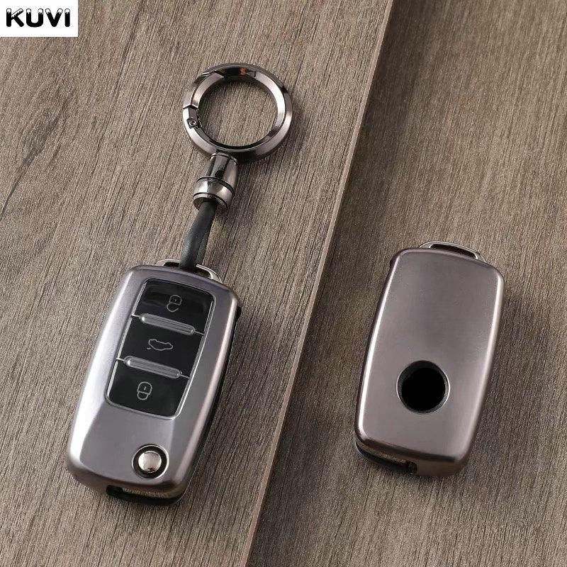 

3 Buttons New Tpu Car Key Case Cover Shell Fob For Vw Volkswagen Mk4 Bora Golf 4 5 6 Jetta Passat Polo Bora Touran Skoda Seat