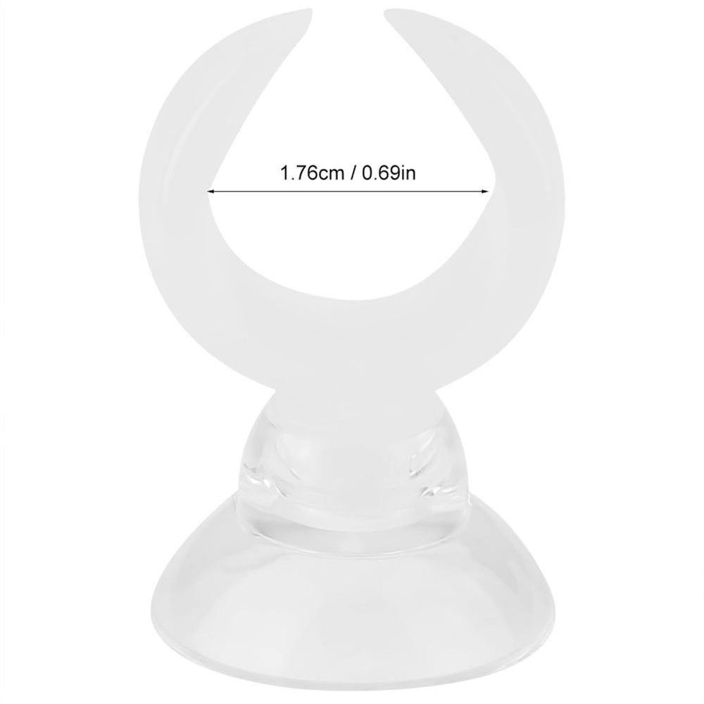 White Aquarium Suction Cup Clips Inner Diameter 17.6mm Inner Diameter 14.6mm Fish Tank Hose Clamps Easy Release