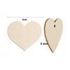 Hearts Valentine's Day Gift Garland Wooden Pendants 100PCS