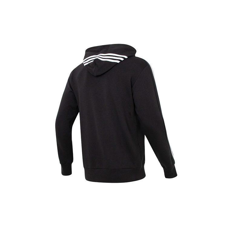 adidas Sweatshirts Men's Black Hooded Moderate Regular IC0435