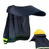 Hard Hat Visor Sun Shade Hard Hat Sun Visor Reflective Strip Protective Helmet Accessories for Warehouse Gardening Working Men