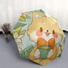 1pc Cute Fox Automatic Folding Cartoon Umbrella - 3 Folding Design, Vivid Cartoon Pattern, Suitable for Outdoor Activities, A Gift for Fans