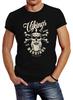 Vikings Skull Viking Skull Beard Slim Fit Neverless® Unisex T-shirt-