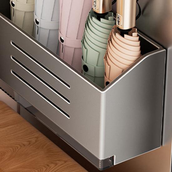 Magnetic Umbrella Holder Heavy Duty No Punching Home Office Entry Hallway Wall Mount Folding Long Umbrella Organizer Hanger Rack