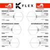 Target Japan Smash Clear Integrated Flights and 2 Intermediate Junya Dragon Flower Pack of 3 Accessories K-Flex Shafts, No. (Standard) – (26mm)