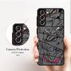 Phone Case for Samsung Galaxy S22 Plus S24 S25 S21 S23 Ultra S20 S21 FE S10 S9 Note 20 10 Black Edge Shell Goku Dragon Ball