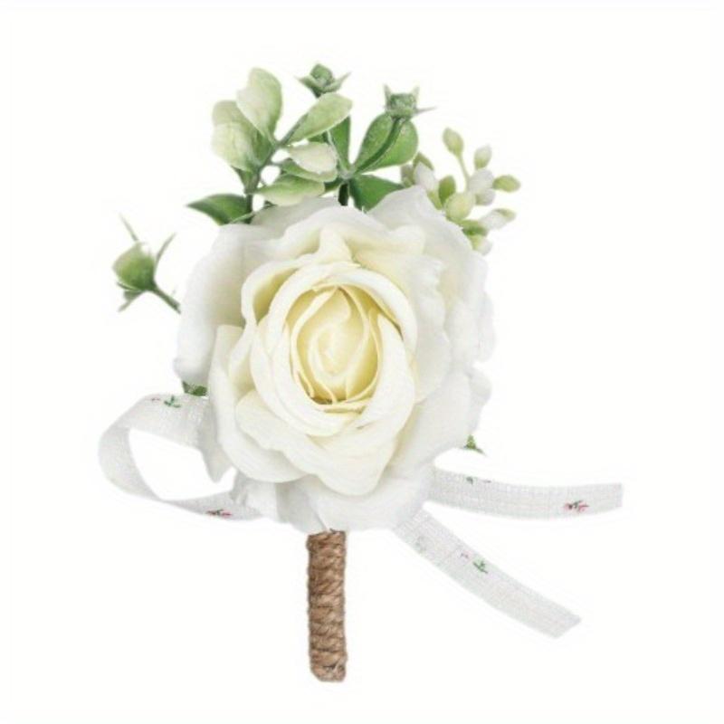 1 Stück Gast Bankett Anzug Tasche Blumenarrangement Hochzeit Braut und Bräutigam Ansteckblume Simulation