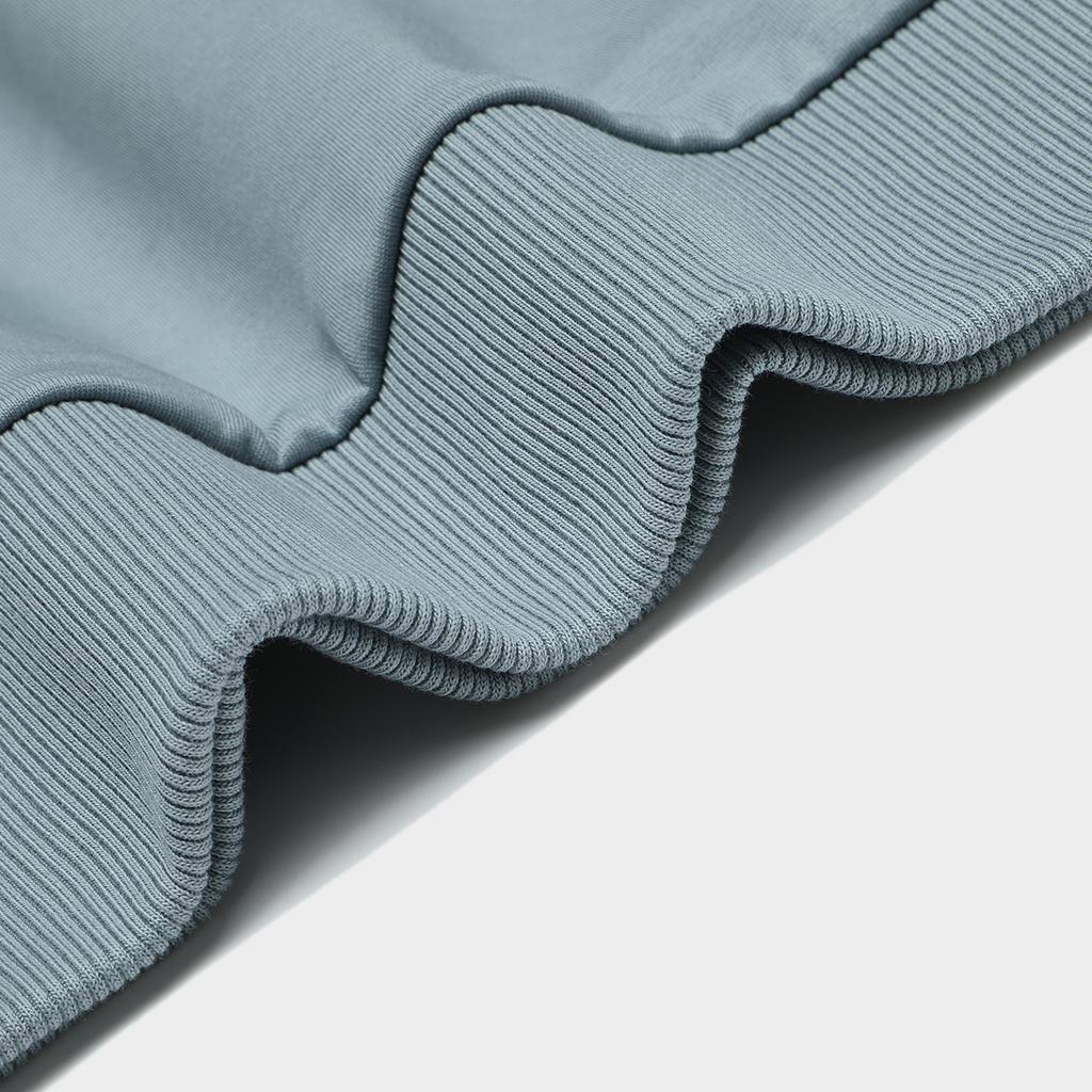 Fila 2023 Autumn New Simple Round Neck Business Casual Knit Sweater Men Sweater Sky-Green F11M332201F-TQ