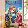 Higurashi When They Cry Cartoon Tapestry Art SciFi Living Room Home Decor Wall Hanging for Bedroom Dorm Wall Design