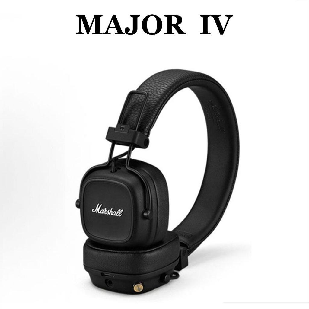 Marshall MAJOR IV Wireless Bluetooth Headphones,Black,On-Ear Gaming Headset,Noise Canceling