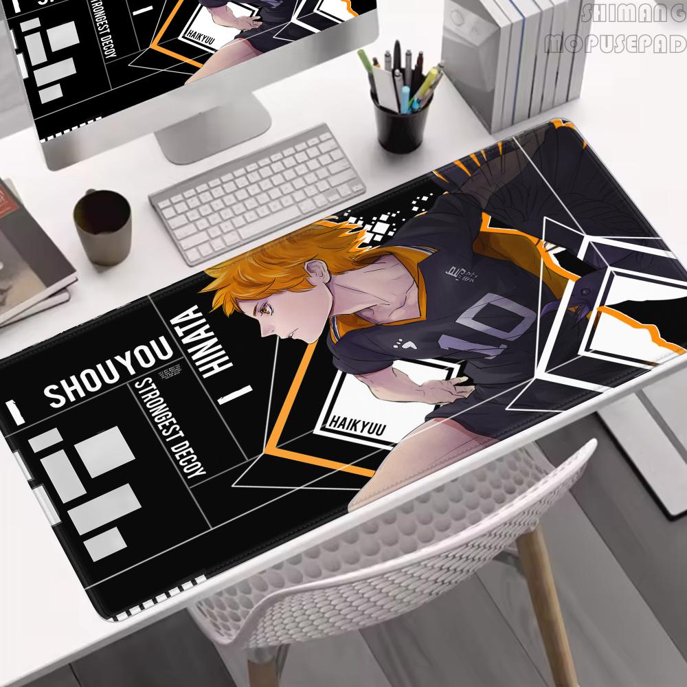 Mouse Pad Anime HD Haikyuu Large Rubber Rugs PC Game Table Mat Laptop Desk Pad XL Nonslip Computer Keyboard Office Desktop Mats