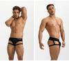 GTOPX Men's Sexy Ice Silk U-Convex Thong Underwear