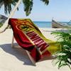 1. FC Union Berlin Print Strandtuch, Großes Weiches Schnelltrocknendes Handtuch für Strand Camping Schwimmen