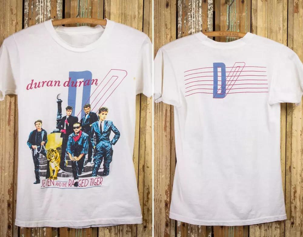 Vintage Duran Duran Seven and the Ragged Tiger Concert T Shirt 1983 Unisex T-Shirt XXXL