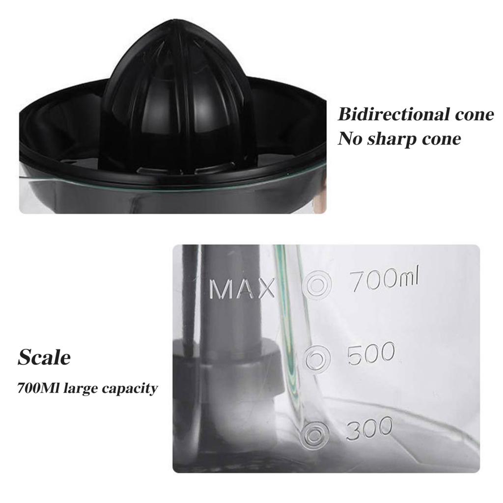 Storcator de citrice electric Yousheng, de calitate alimentară, fără BPA, 18000 rpm, de mare viteză, ușor de curățat, automat, transparent, storcator de fructe de portocale