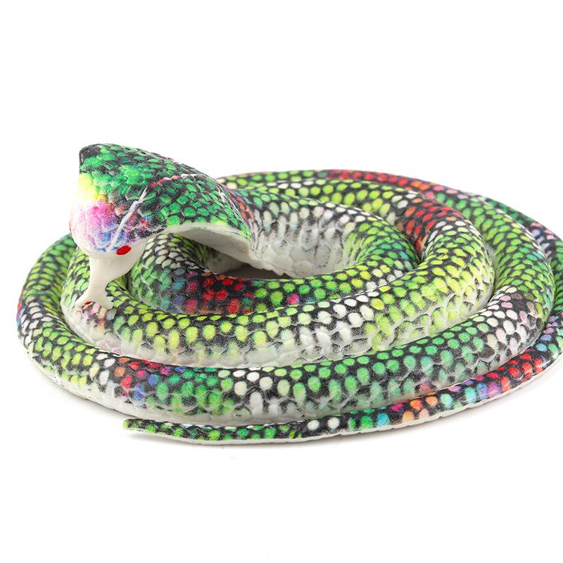 75cm Realistic Rubber Snake Toy - Scary, Funny, Creative Fake Animal Model for Children