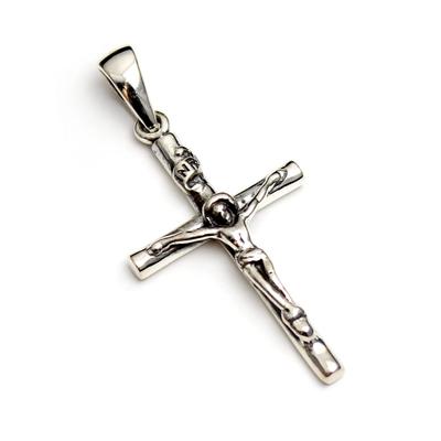 Christian Cross Pendant, Sterling Silver 925, Pendant Top, Women'sMen's
