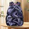 Rose Dragon (3) Outdoor Sports Double Shoulder Backpack, Adjustable Comfortable Straps Suitable for Hiking Beach Travel Yoga