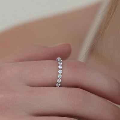 (Silver 925) Circle Eternity Ring CR1887 No.13