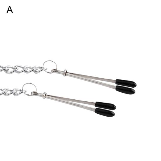 Rings Jingle Bell Tassel Breast Clamps Clips Adult Men Women Game Sex Toy