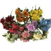 Oil Painting Dahlia Artificial Flower Wedding Decor With Silk Fabric For Photography And Home Display