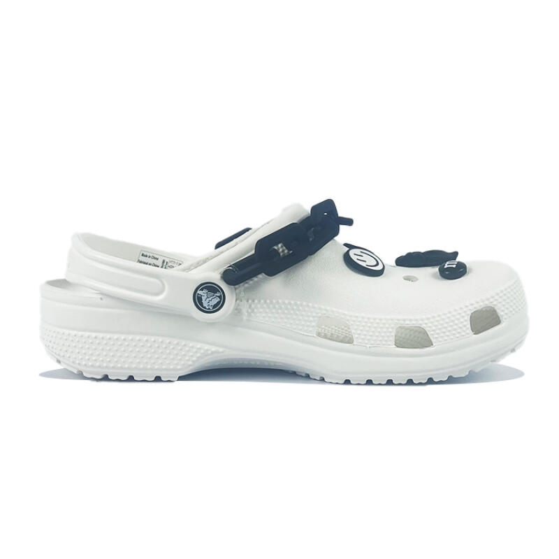 Crocs Classic clog casual and versatile fashion trend hole shoes for men and women in white and black