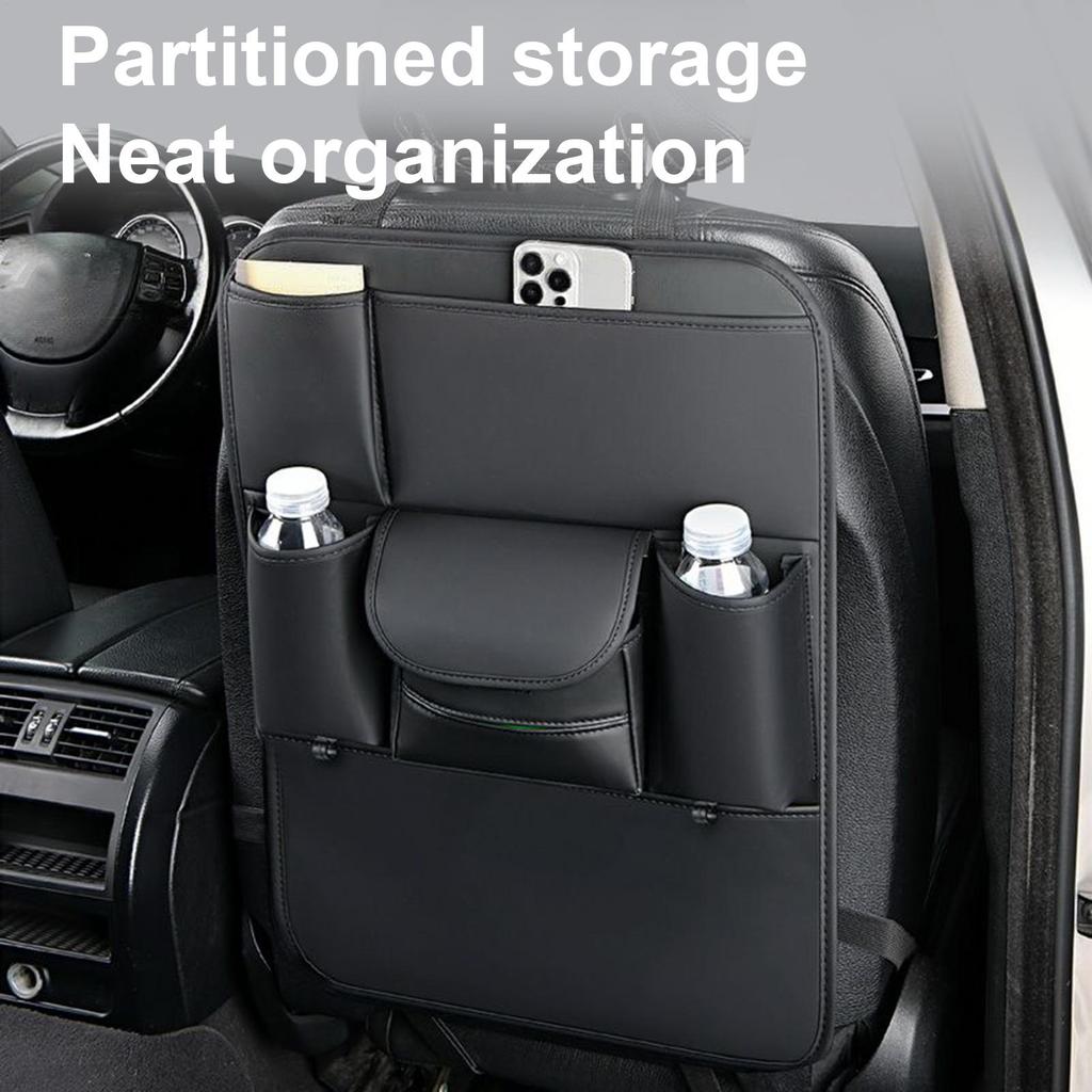 Back Seat Organizer Multifunctional Back Seat Protector Organizers Holder Convenient Container for Storage Auto Organization