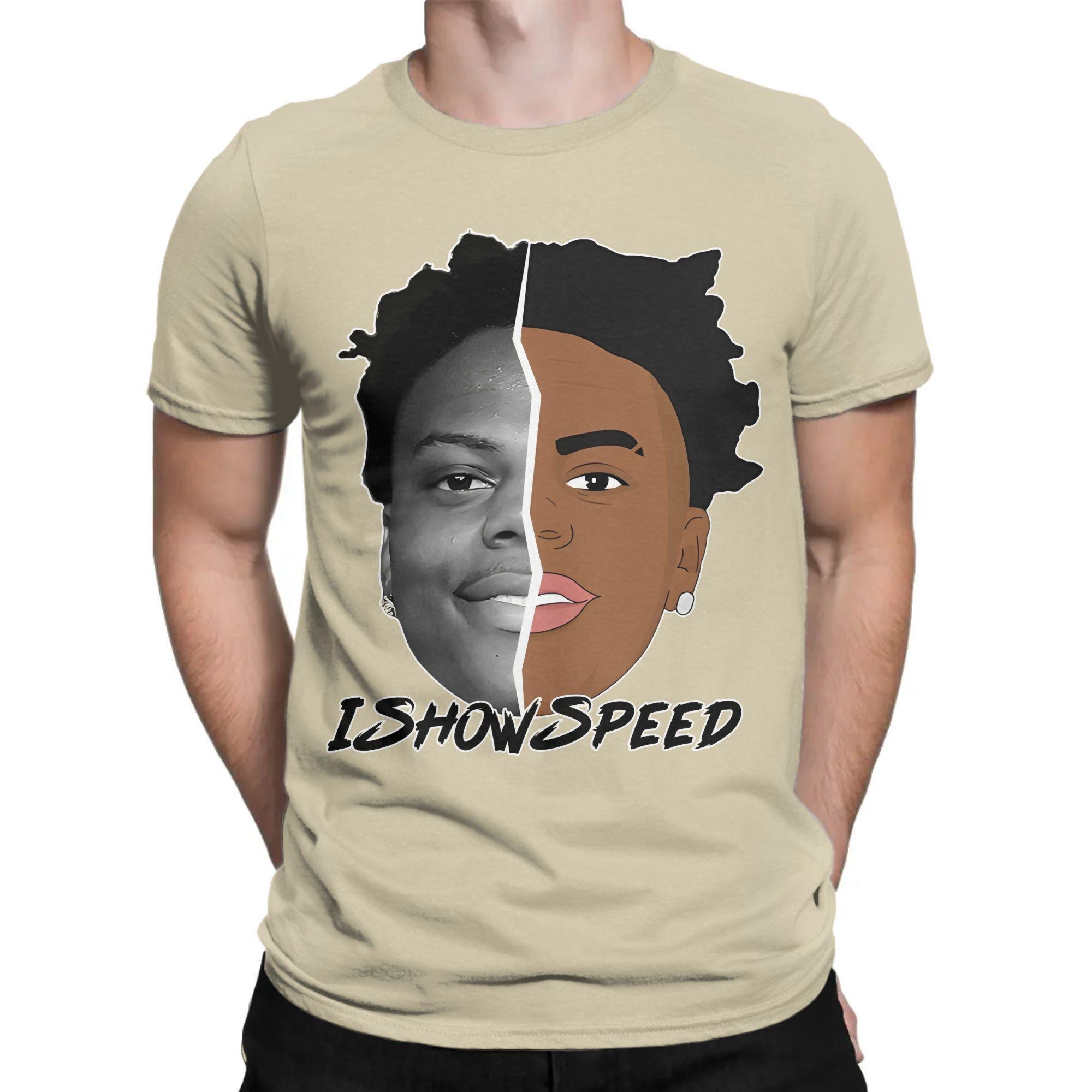 

IShowSpeed Fashion T Shirt for Men Women 100% Cotton Tee Shirt Clothing 2XL