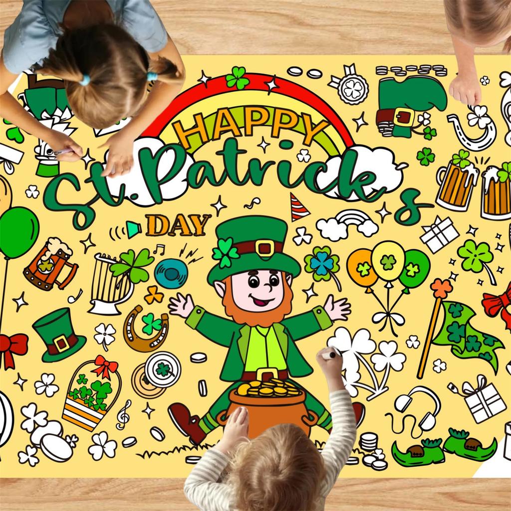 Párty Dekorace Barvicí Plakát Puzzle DIY Grafitti Svitek Králíci Karnevalová Dekorace