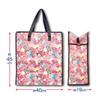 Hatayama Shoji Shopping Japanese Sanrio H45 X W40 X 64201950 Bag, Medium, Pattern, Characters, Red, Approx. D19cm,