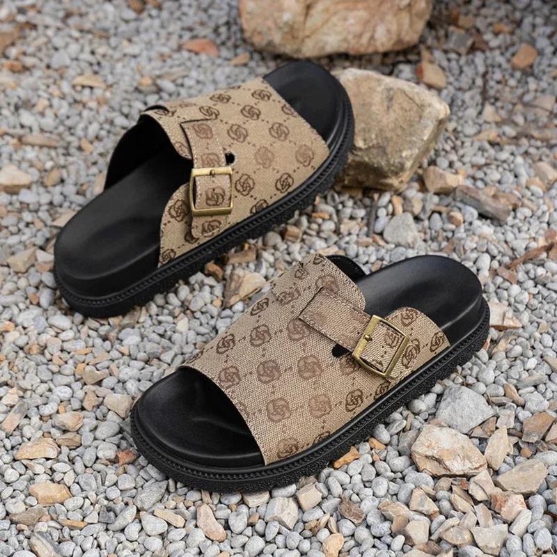 Fashion Summer Women Slippers Luxury Platform Sandals Street Outdoor Clogs Breathable Beach Slippers Flip Flops Comfortable Home Shoes