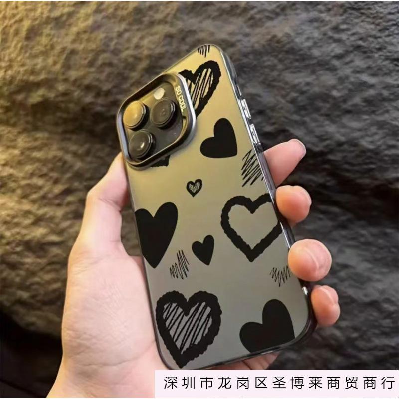 The New Love Is Suitable for Iphone17 Mobile Phone Case Apple 16promax/15 Foreign Trade 14pro13 Europe and America