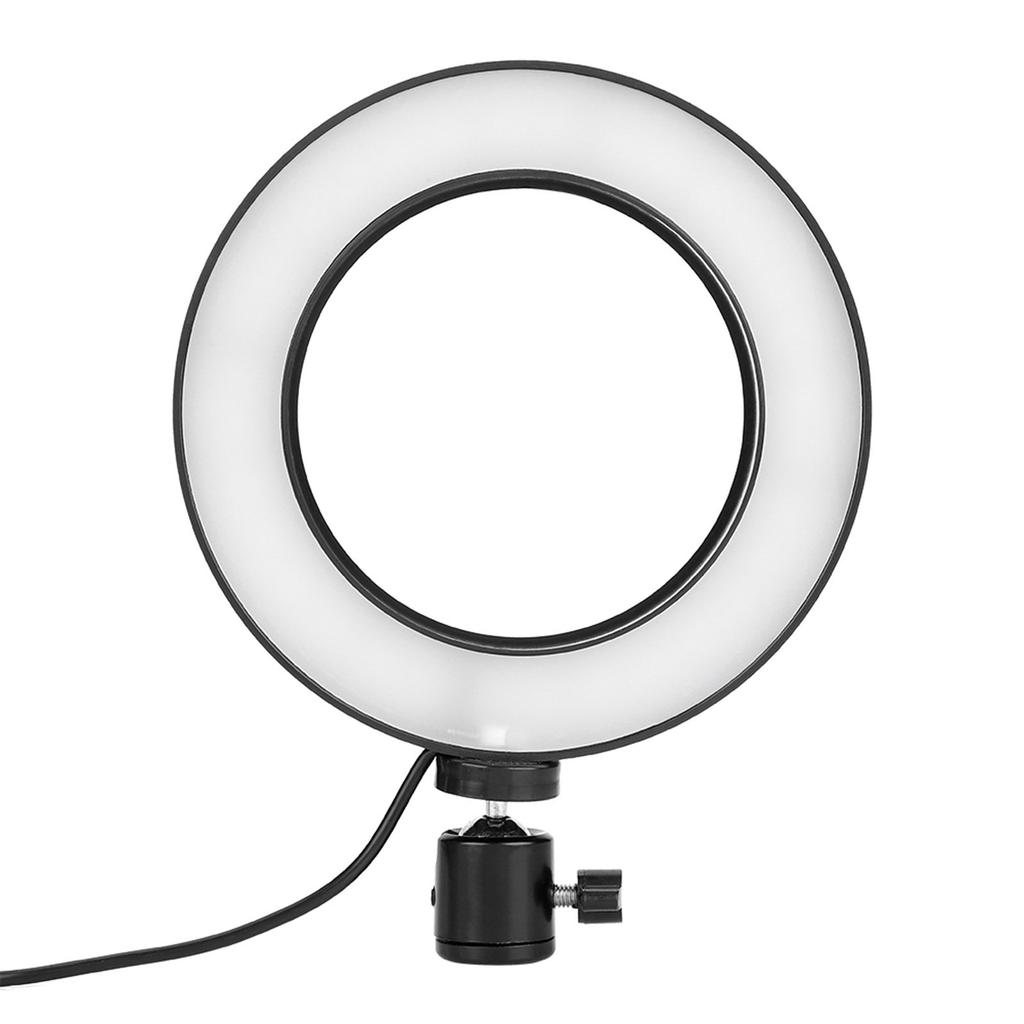 6 Inch Ring Shape Photography Lighting 3 Colors Adjustable Fill Light USB Interface