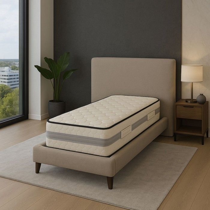 Matelas face de contact Mousse Mmoire de Forme 100x200 - Soutien Ferme - Hauteur 23 cm