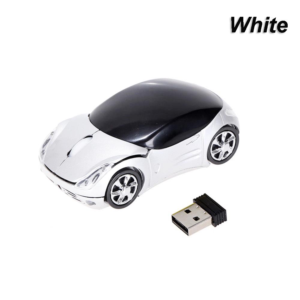 Innovative Portable USB Receiver LED Lighting Gaming 3D Car Shape Wireless Mouse 2.4GHz Mice