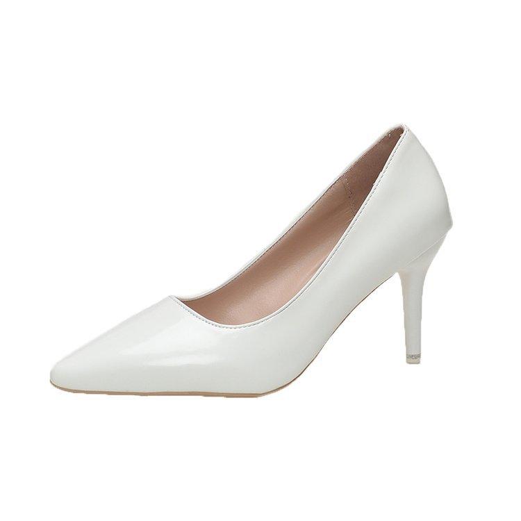 Sexy high heels women's bed flirting sexy cannon shoes nightclub autumn pointed thin heel pedal work shoes