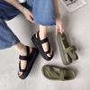 Spring and Summer New Muffin Bottom Fashion Casual Toe Cover Sandals Tide