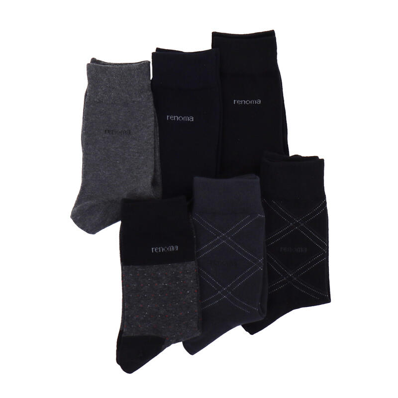 RENOMA Herren Formale Mischsocken (6 Packungen)