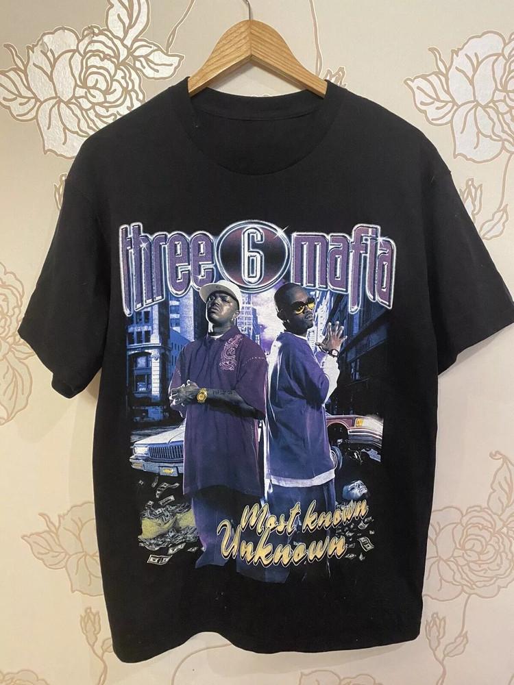 Three 6 Mafia T-shirt Three 6 Mafia Must Known T shirt All Size S to 5XL Unisex T-Shirt XXL