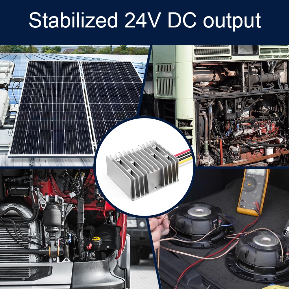 Car Buck DCDC Converter Truck Big Car DC24V To Buck Converter 10A120W, DC